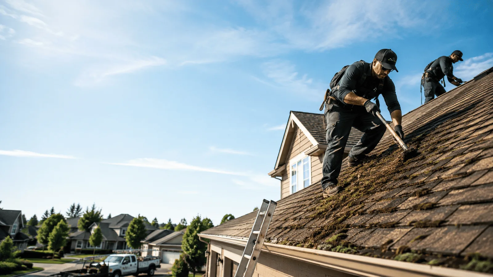 Roof Moss Removal in Cable, WI near me
